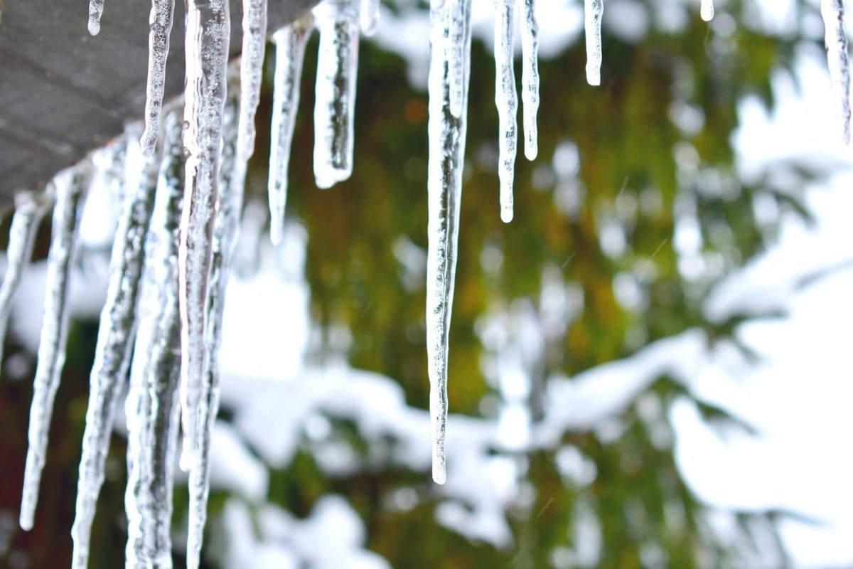 icicles on house