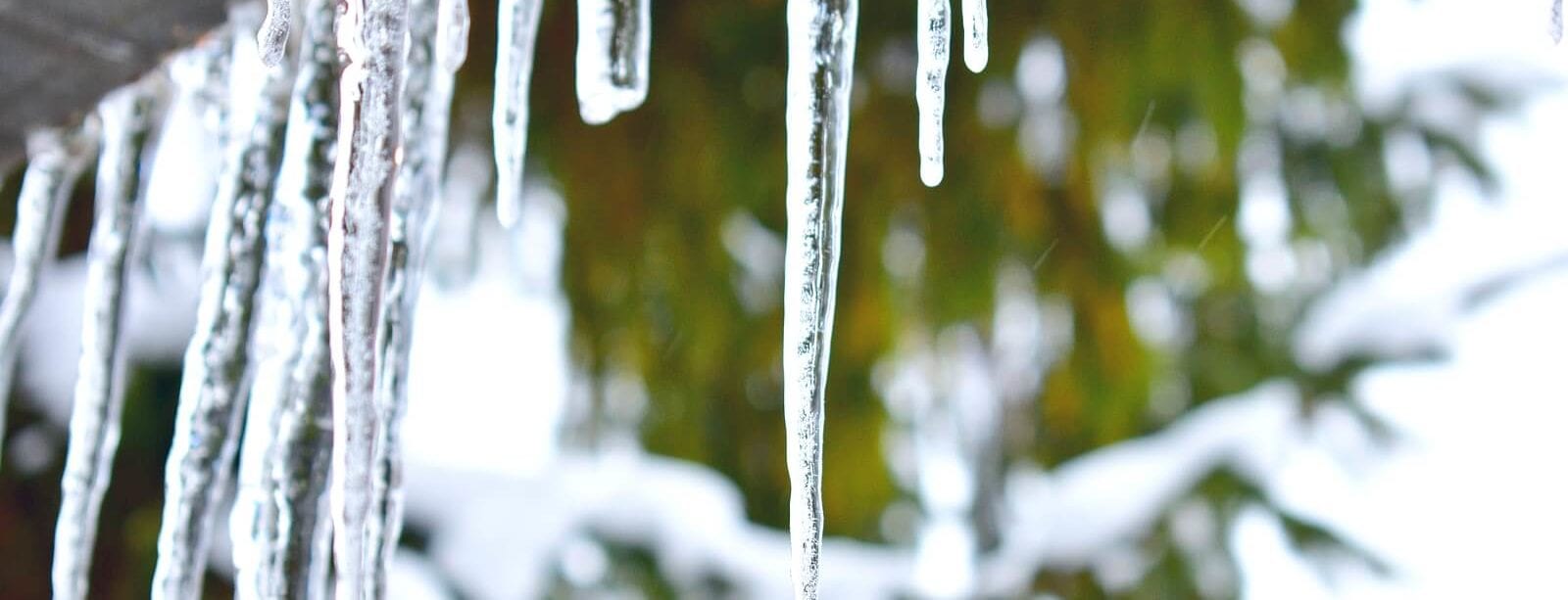 icicles on house